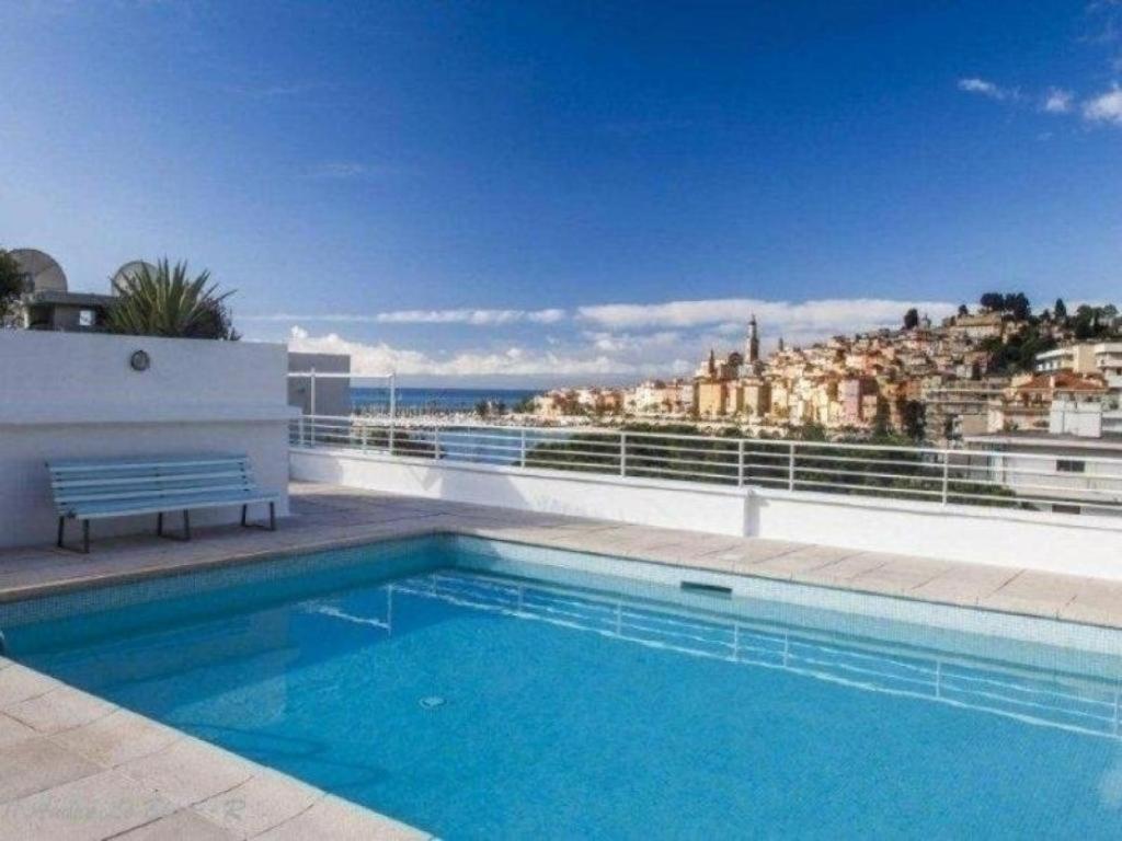 Le Lodge, T2 Classe 3 Etoiles Avec Jardin, Parking, Piscine & Mer A 2 Pas Menton Exterior photo